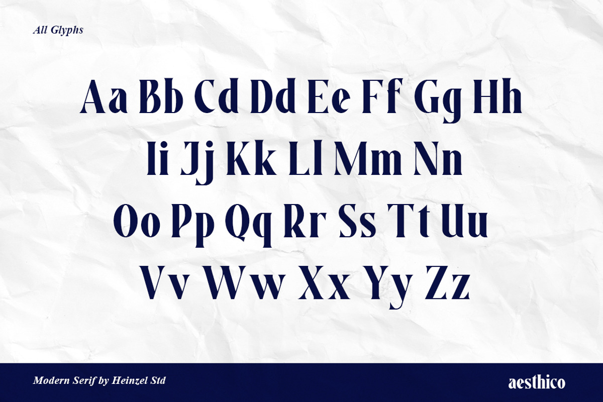 Aesthico Bold Serif Font, a Serif Font by Heinzel Std (Photo 9 of 15)