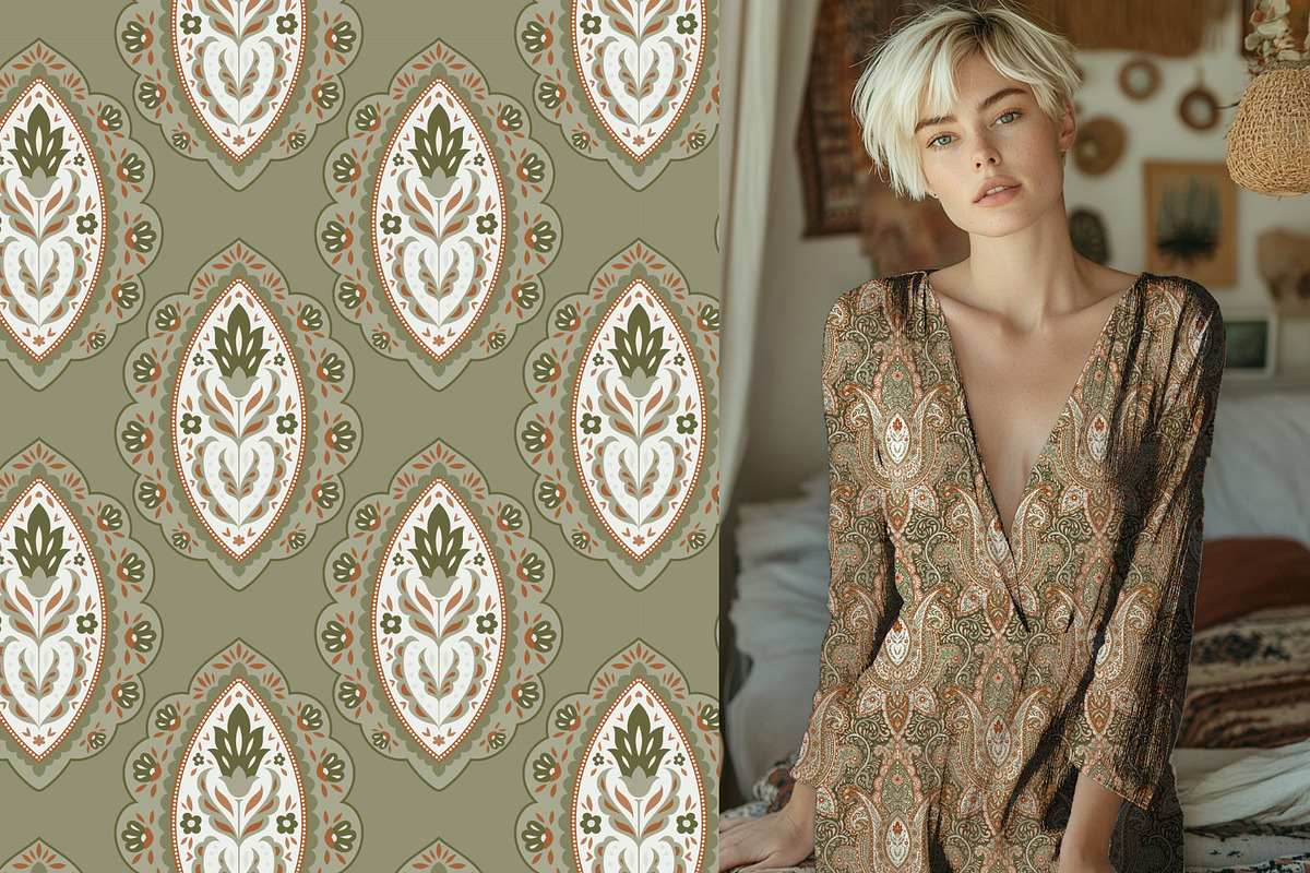 LUXURY VINTAGE PAISLEY SEAMLESS SET, a Pattern Graphic by Sonulkaster (Photo 11 of 11)