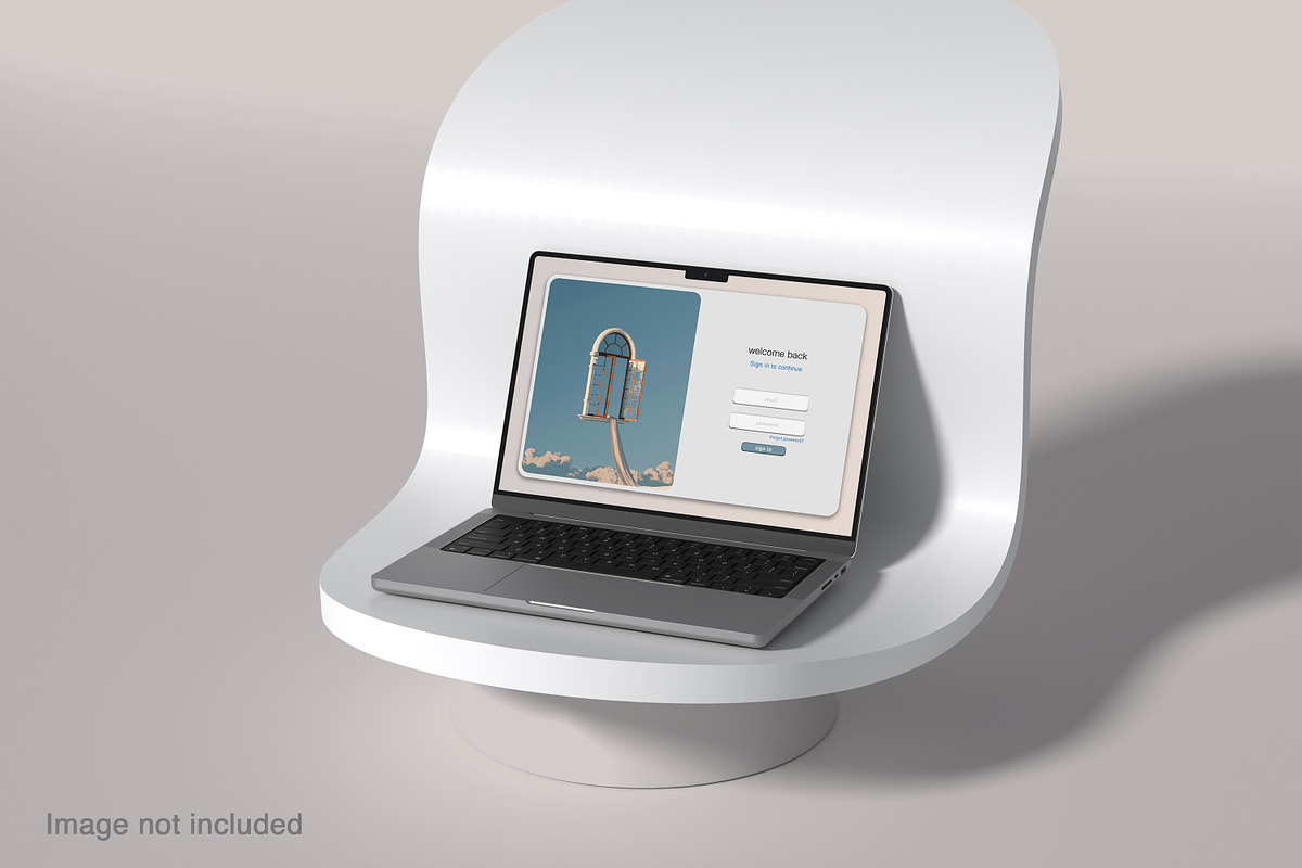Macbook Mockup Set | 25 PSD files, a Mac Mockup by rahmatmoscae (Photo 20 of 26)