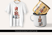 Christmas Nutcracker PNG Clipart, a Decorative Illustration by Geniecreativestudio (Thumbnail 7 of 9)