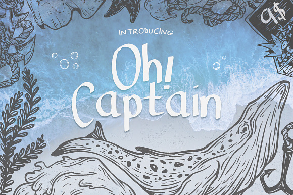 Oh Captain Font preview 8