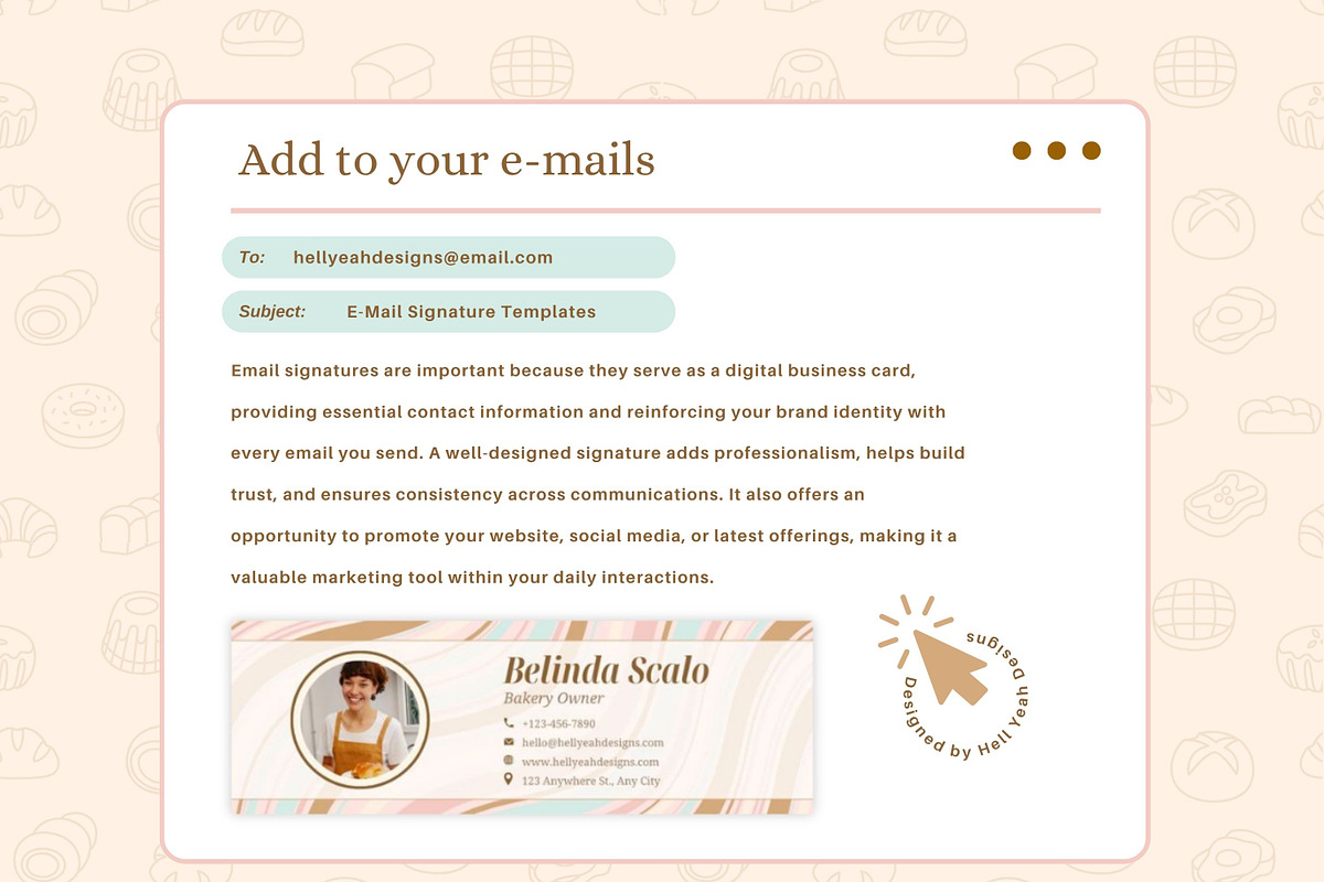 Boutique Bakery Branding Starter Kit, a Branding & Logo Template by Hell Yeah Designs (Photo 14 of 19)