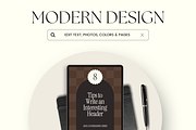 Canva Pinterest Pins Templates, a Marketing Template by Branding Babe Co. (Thumbnail 4 of 6)