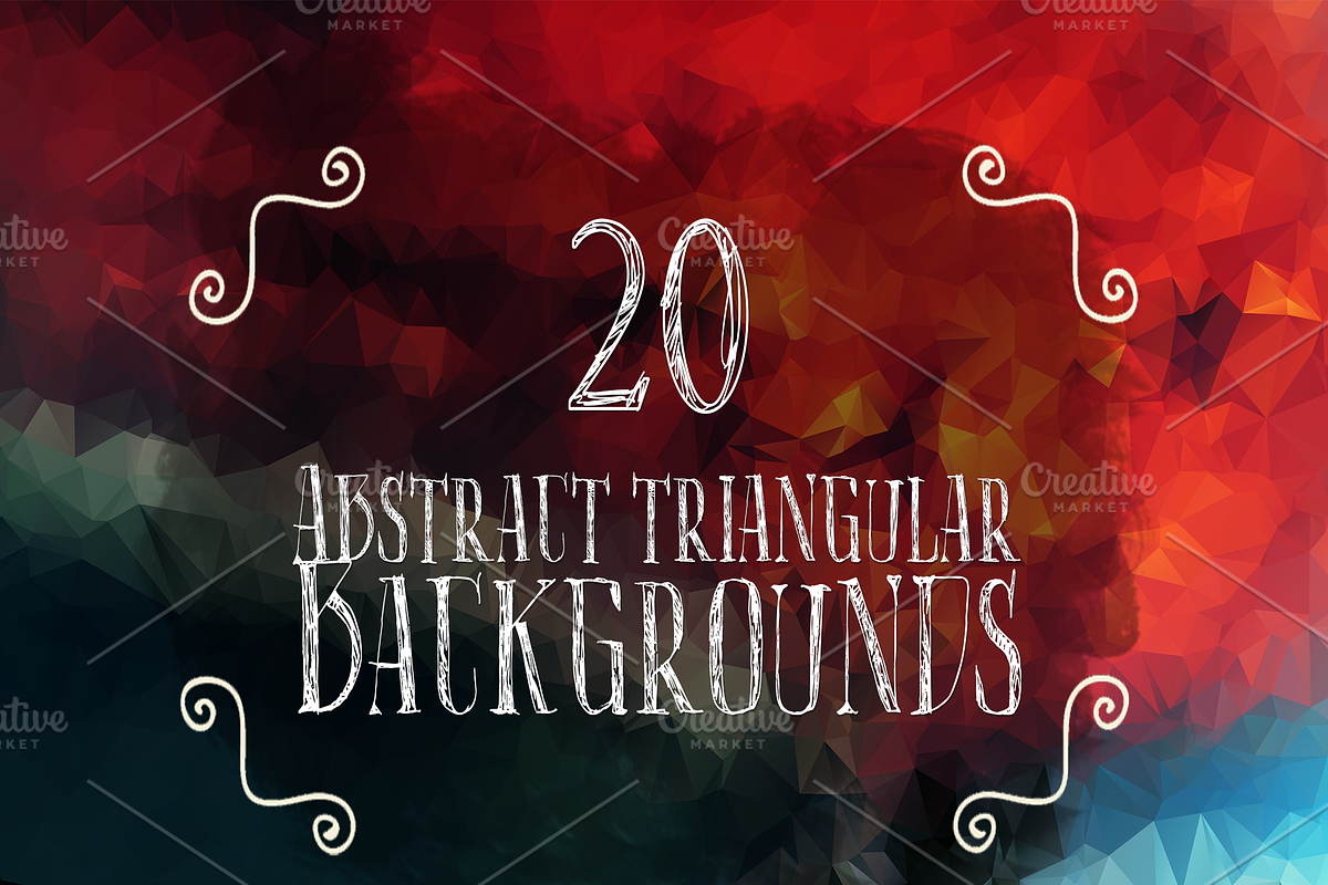 20 Abstract Triangular Backgrounds, a Texture Graphic by Dragoș Neagu (Photo 2 of 3)