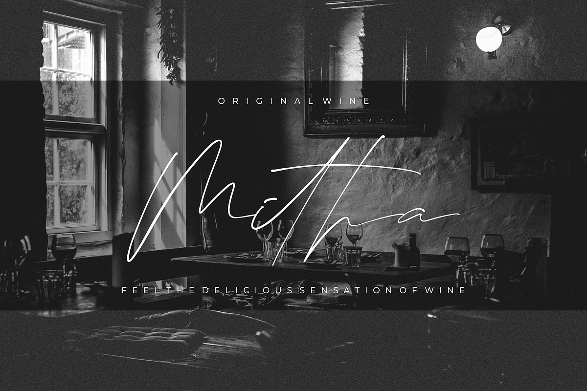Black Matteo, a Script Font by Integritype Studio (Photo 2 of 8)