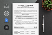 ATS Resume Template Google Docs, a Resume Template by bonadigitals (Thumbnail 1 of 5)