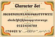 Sunridge - Retro Groovy Display Font, a Serif Font by overlaytemplates (Thumbnail 4 of 5)