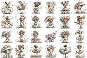 Whimsical Pastel Spring Fairies Clip, an Illustration by designcity5 (Thumbnail 2 of 5)