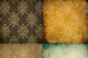 Vintage Damask Background Patterns, a Pattern Graphic by Le Paper Cafe (Thumbnail 4 of 4)