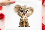 Whimsical Animals Ice Cream Clipart, an Illustration by Digital Artistic99 (Thumbnail 10 of 11)