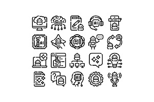Artificial intelligence robot, an Object Graphic by pikepicture