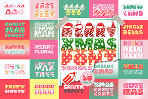 The Merry Xmas Font Bundle