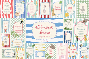 Whimsical Frames Bundle of 100, an Object Graphic by whiteheartdesign