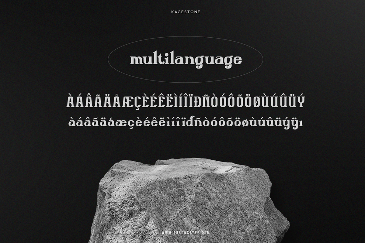 Kagestone - Absonstype, a Serif Font by Absonstype (Photo 7 of 7)