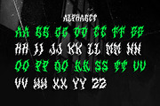 SATRUNS Metal Blackletter Horror, a Blackletter Font by dansdesign (Thumbnail 6 of 18)