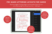 Holiday Hand Lettering DIY Card Kit, a Brushes & More by Unfettered Letters (Thumbnail 4 of 9)