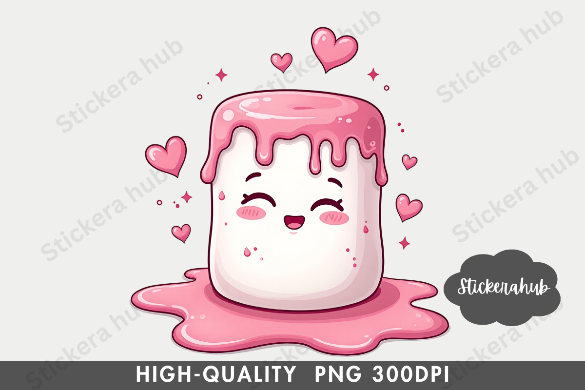 Cute Valentine Clipart Png, a Seasonal Illustration by Stickera Hub (Photo 2 of 15)