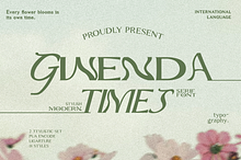 Gwenda Time - Serif Font