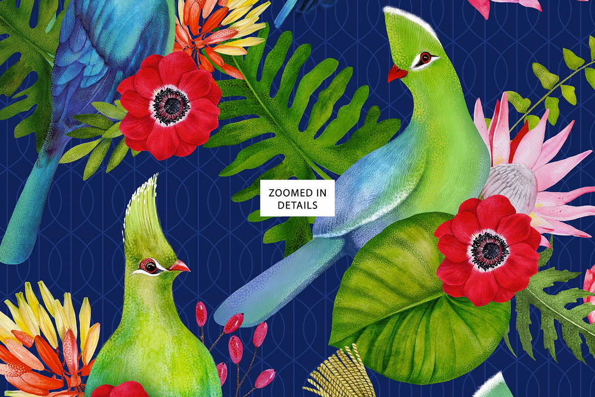 Exotic Wilderness, a Decorative Illustration by Dana Designs (Photo 3 of 18)