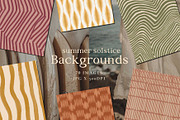 Organic Summer Boho Backgrounds, a Graphic by Paper Flowers Studio (Thumbnail 1 of 10)