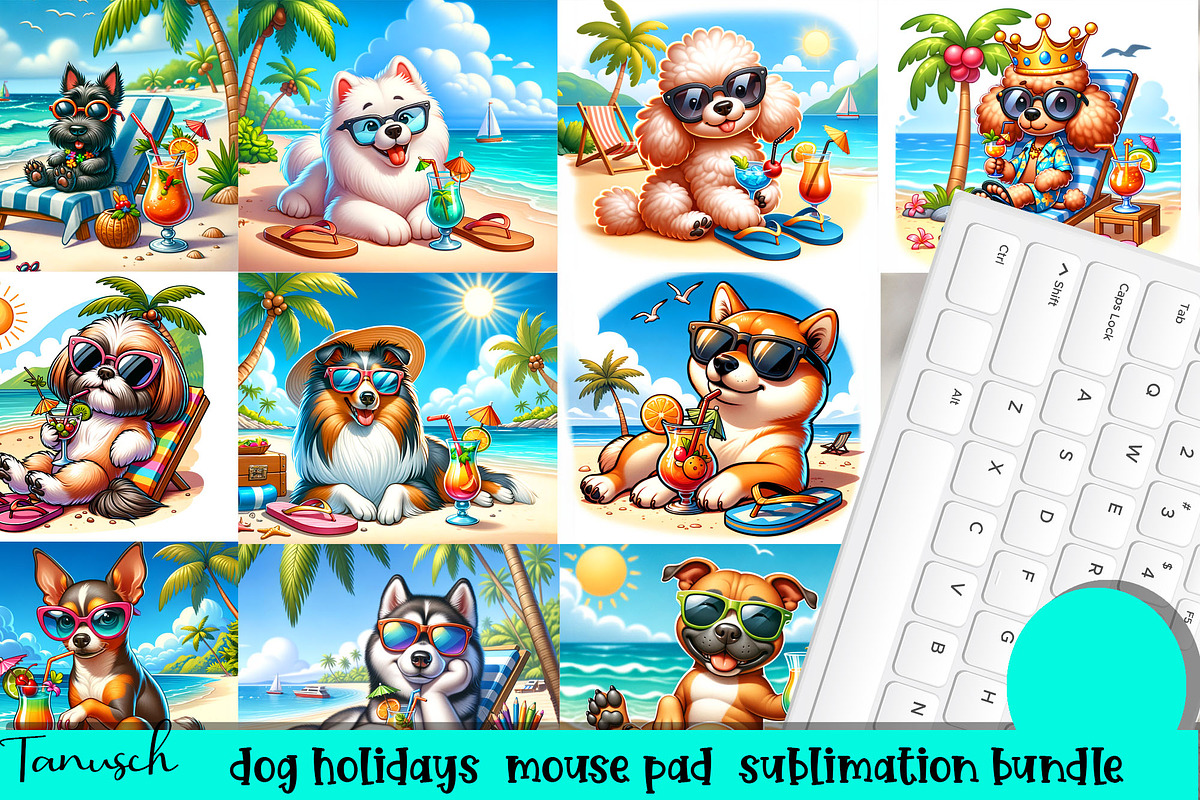 holiday dog breeds mega bundle, an Animal Illustration by TanuschArts (Photo 23 of 24)