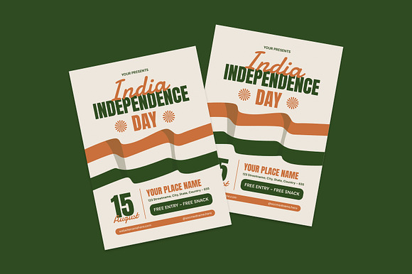 India Independence Day - Flyer preview 4