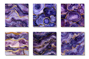 Amethyst Metallic and Stone Textures, a Pattern Graphic by Canvas Craft (Thumbnail 3 of 9)