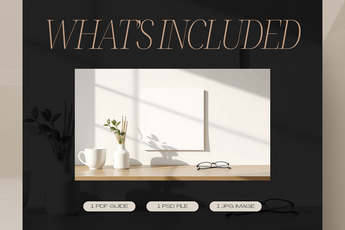 Square Wall Art Mockup, a Mockup by Creatif Foundry (Photo 3 of 8)
