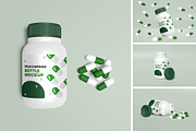 Pill Bottle mockup, a Product Mockup by xavier_studio (Thumbnail 1 of 5)