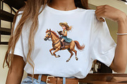 Western Cowgirl Book Clipart, an Illustration by CrexoraLab (Thumbnail 4 of 5)
