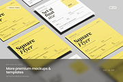 Square Flyer Mockup, an Advertising Mockup by Toasin Studio (Thumbnail 7 of 7)