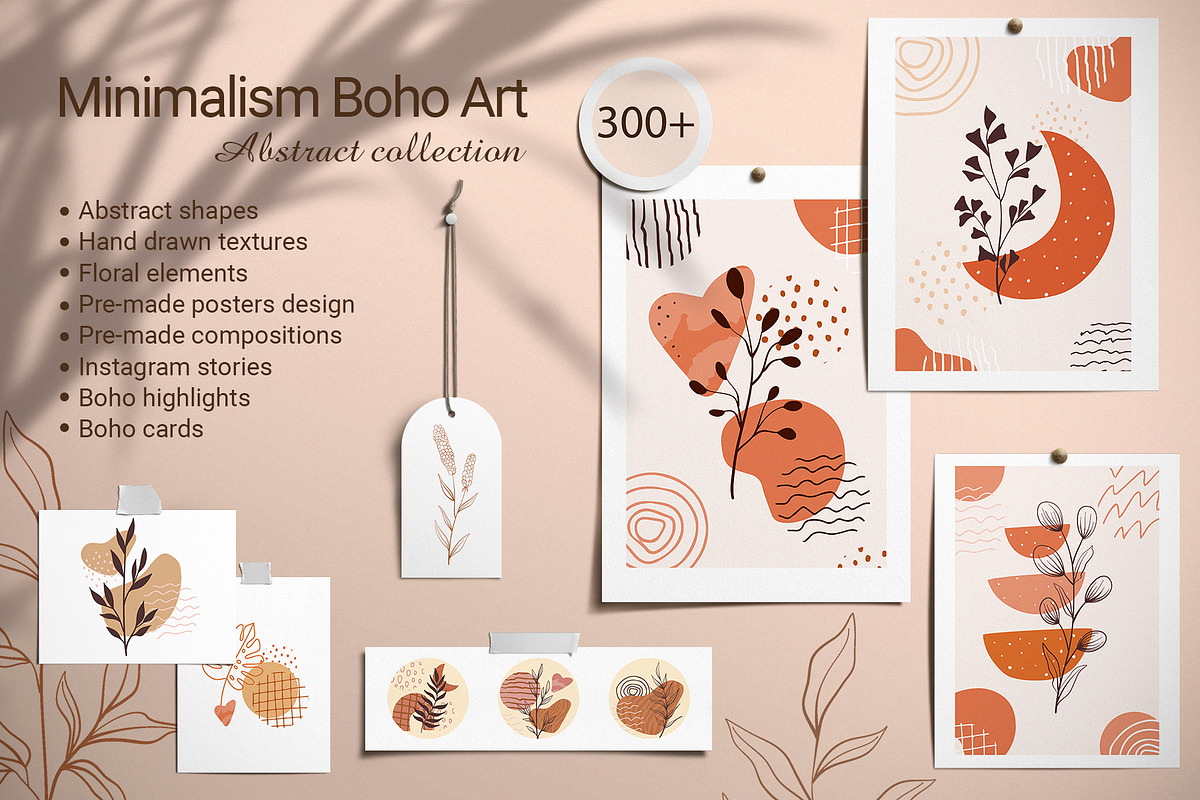 Minimalism boho art, a Background Graphic by roskque (Photo 1 of 19)