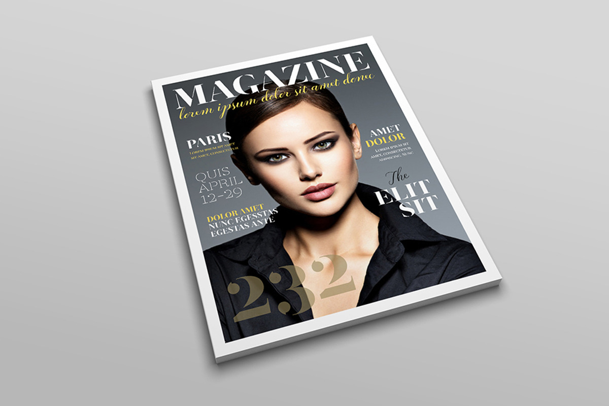 US Letter Magazine Mockup, a Print Template by Petr Stránský (Photo 2 of 15)