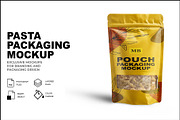 Pasta Packaging Mockup, a Packaging Mockup by mockupbuys (Thumbnail 1 of 3)