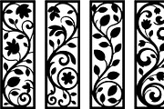 Laser Cut Ornamental Floral Border, a Decorative Illustration by himelgfx (Thumbnail 5 of 19)
