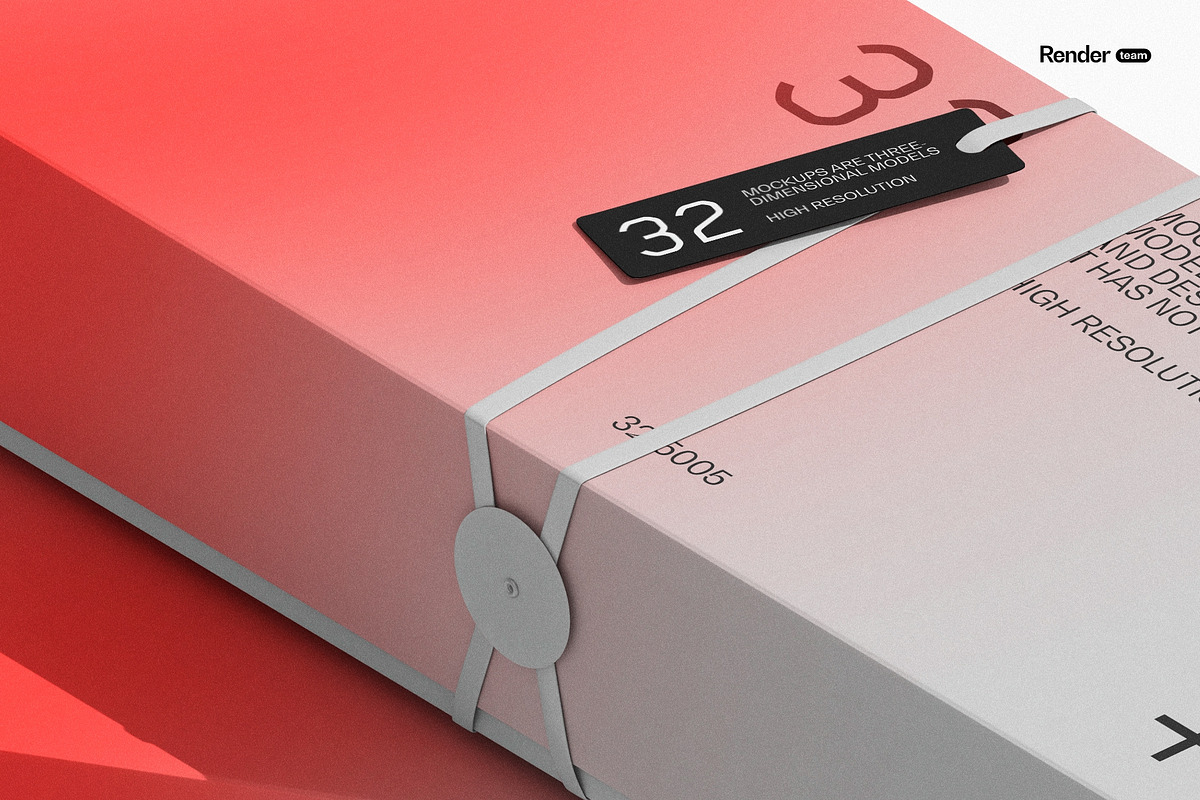 Paper Box Mockup Set, a Packaging Mockup by Renderteam (Photo 10 of 14)