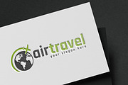 Travel agency world with plane logo, a Branding & Logo Template by Kreative Labs (Thumbnail 2 of 2)
