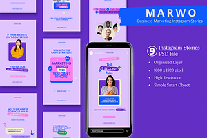 Business Marketing Instagram & Canva, a Social Media Template by Attype