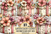 Mother's Day Gift Box Clipart, an Illustration by Rose Art (Thumbnail 1 of 5)