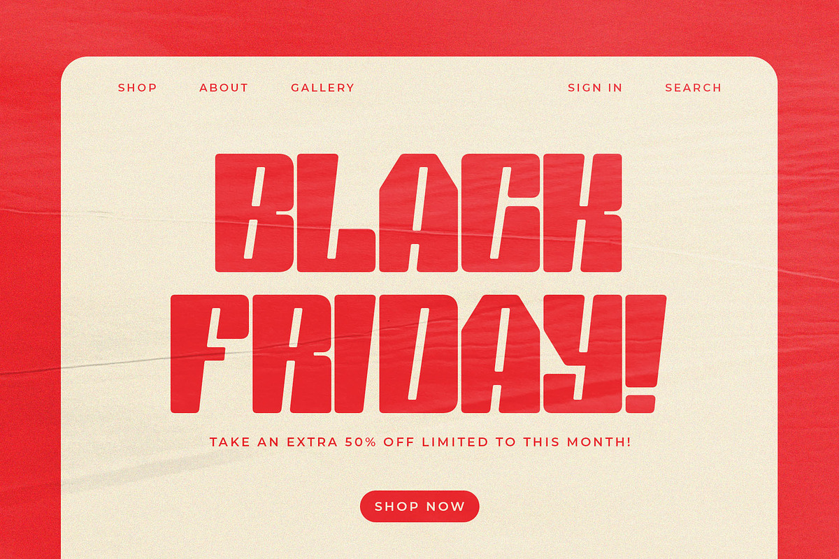 NAGOYA — Modern Display Typeface, a Sans Serif Font by Krismagraph (Photo 3 of 9)