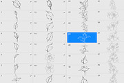 Procreate flower stamp, roses brush, a Brush Add-On by AnnaPolitmerskaja (Thumbnail 3 of 5)