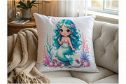 Mermaid Clipart, a Person Illustration by Villa 11 Estudio (Thumbnail 7 of 7)