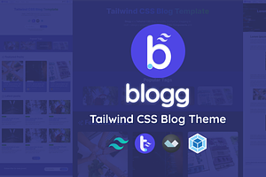 Blogg - Tailwind Theme HTML CSS