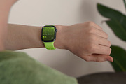 Watch Series 11 in Hand Mockup, a Wearable Device Mockup by Asylab (Thumbnail 3 of 4)