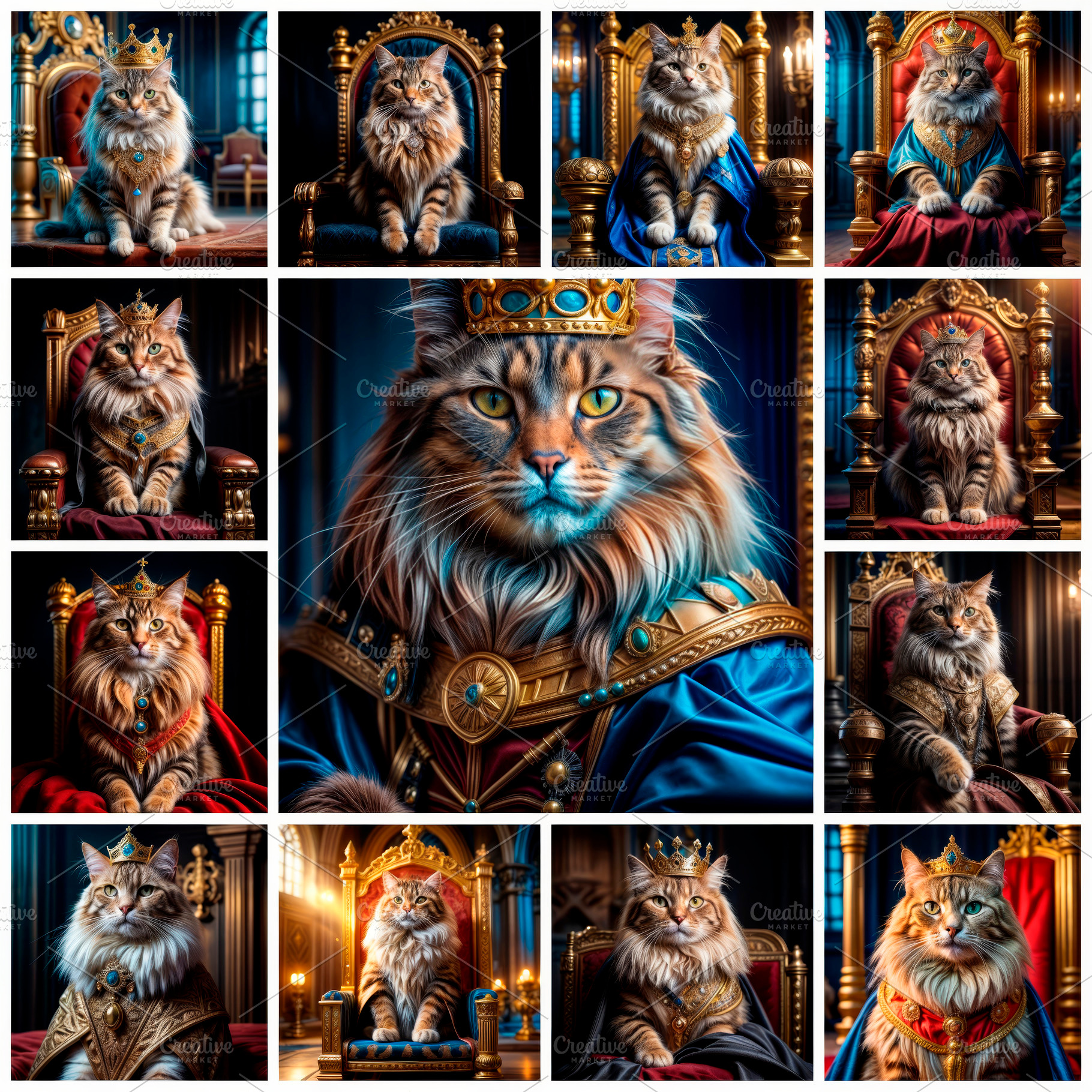 A majestic purebred royal cat, an Animal Photo by TatsianaSalauyova