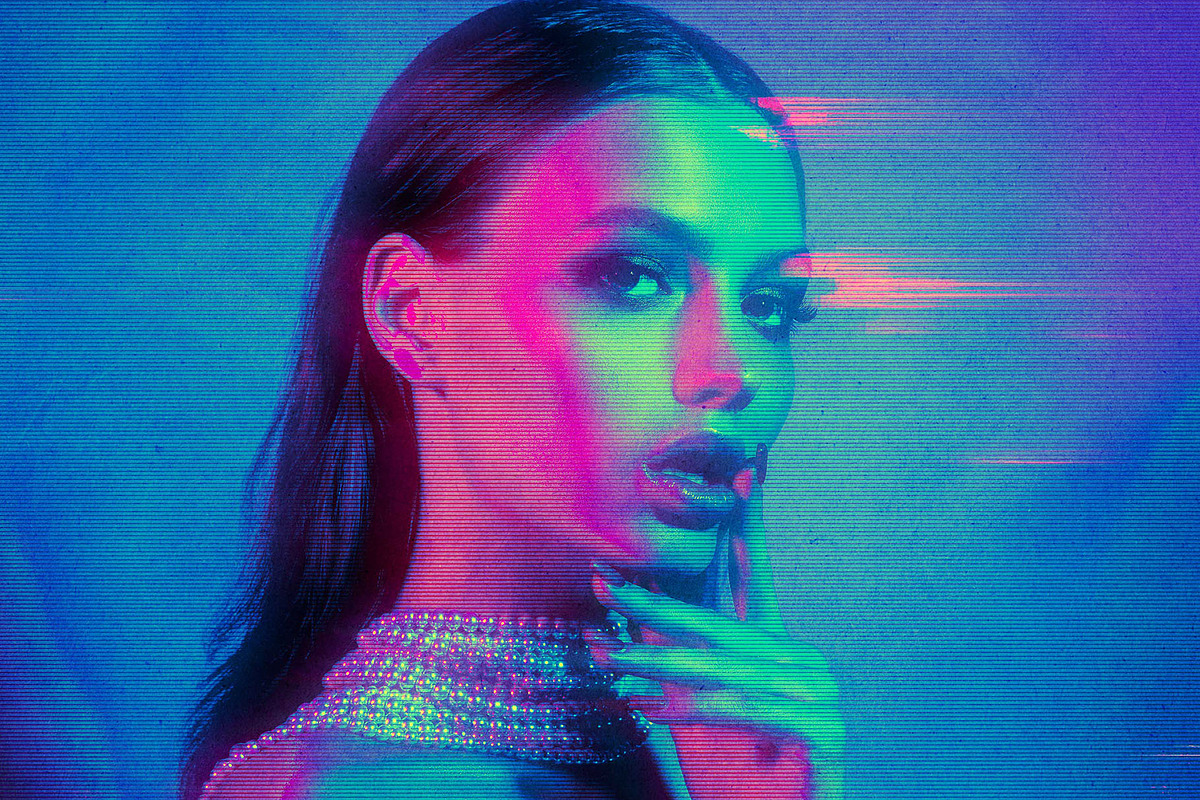 Hologram Photo Effect, a Layer Style Add-On by DesignerCandies (Photo 4 of 5)
