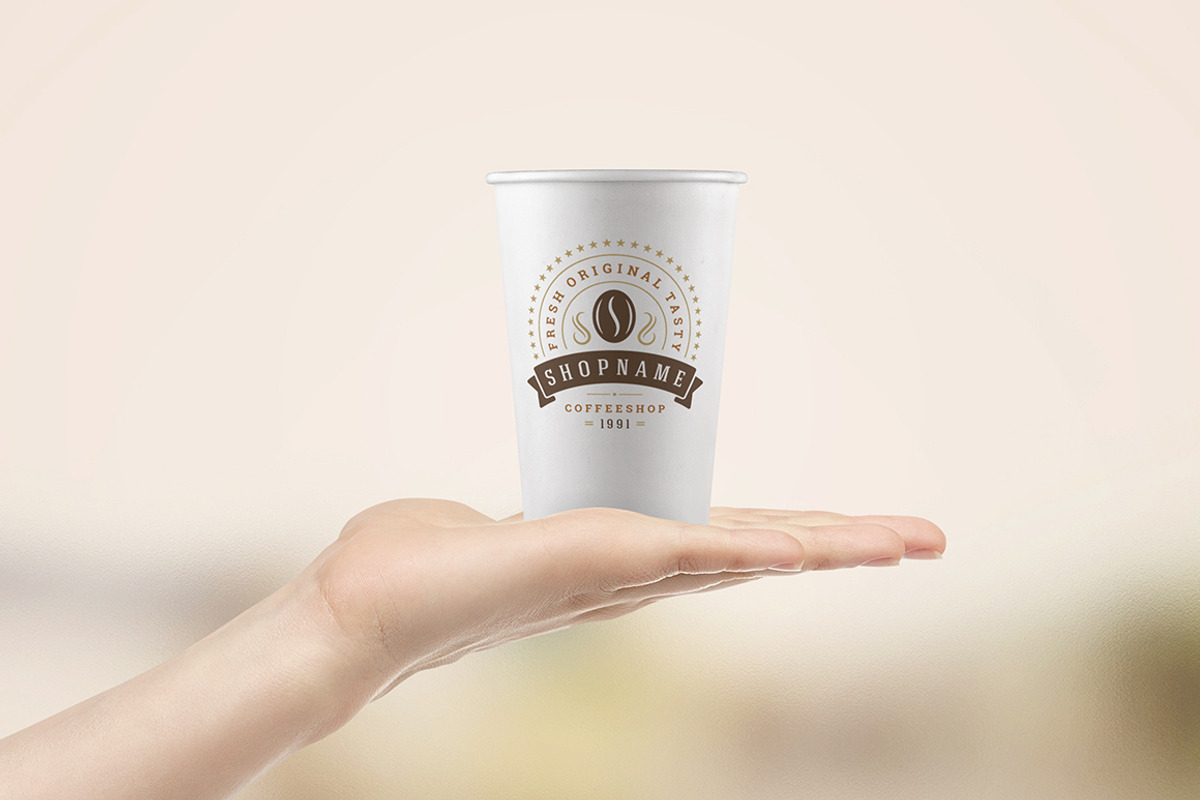 36 Coffee Logos and Badges, a Branding & Logo Template by Vasya Kobelev (Photo 13 of 15)