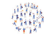 Business people vector bundle, a Person Illustration by Vector_Art (Thumbnail 4 of 18)