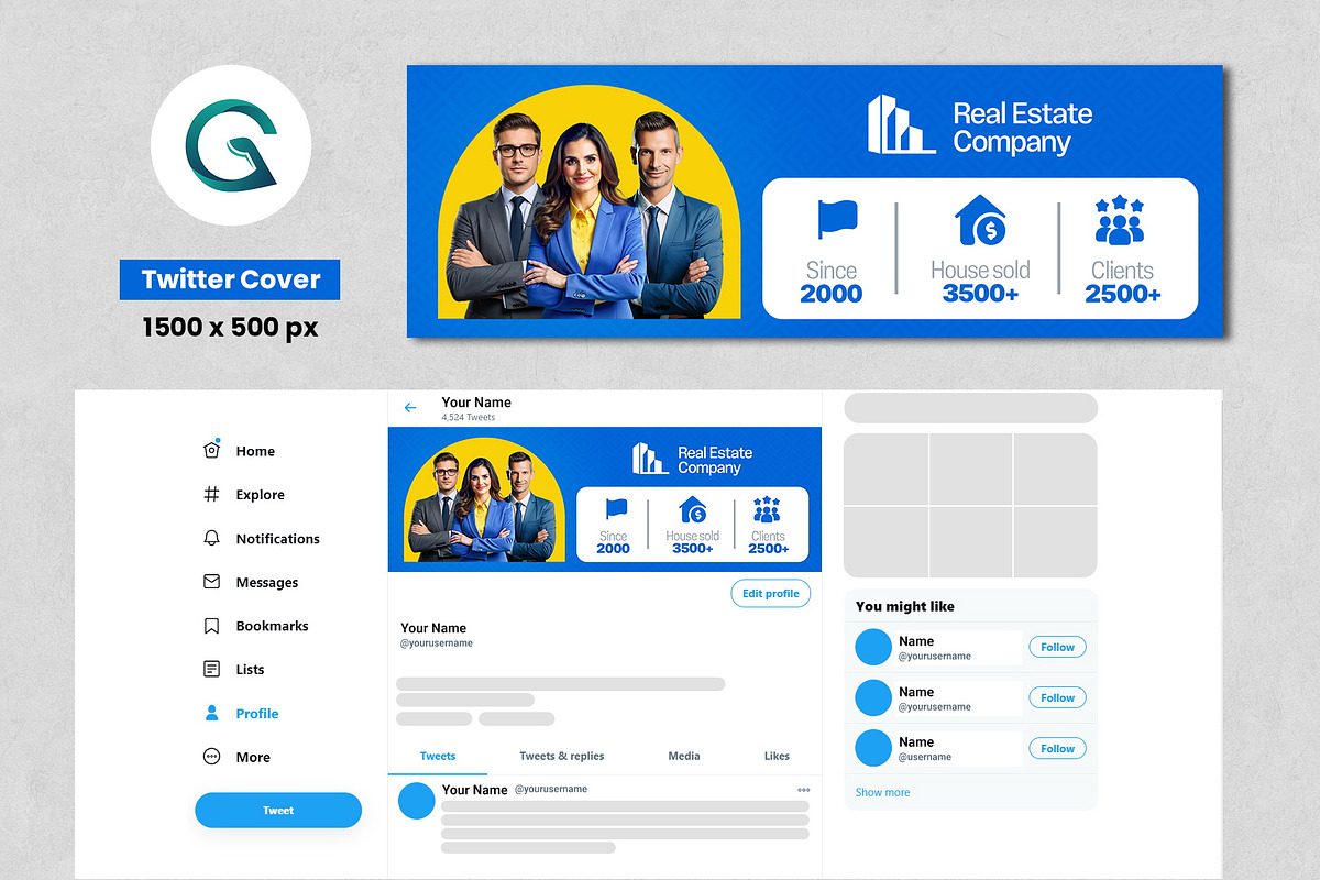Real Estate Social Media Pack Templa, a Social Media Template by Geelator Studio (Photo 4 of 5)