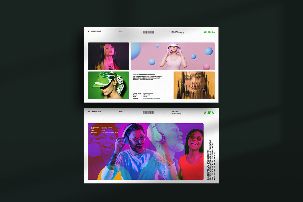 Minimal Design Portfolio Template, a Presentation Template by NorthPeak (Photo 11 of 13)